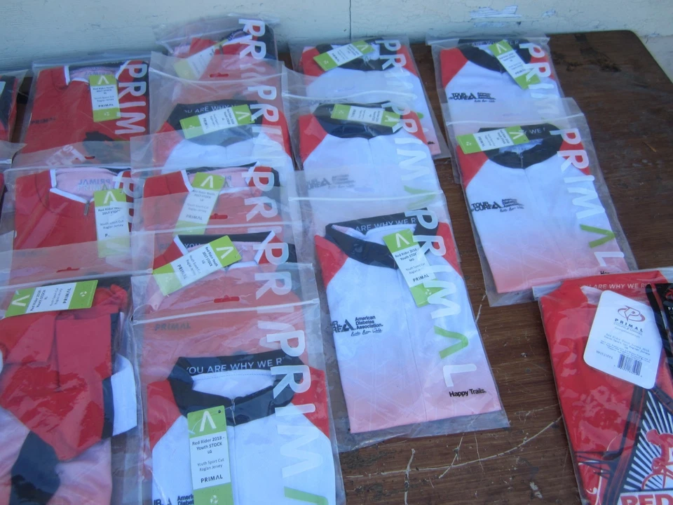 Lote (18) Camisa de Ciclo Juvenil Primal (tamanhos diferentes) - Imagem 4 de 4