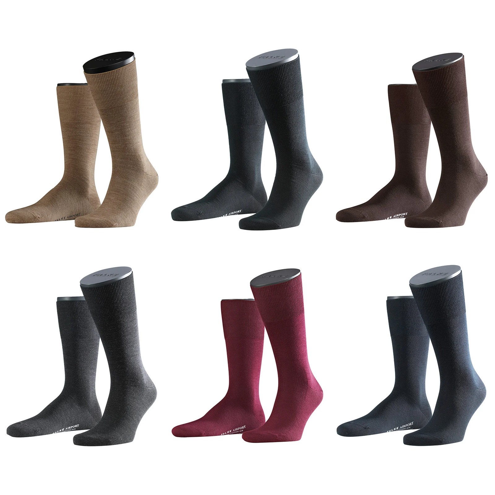 Falke Calcetines de Hombre - Aeropuerto, Medias Cortas, Ocio Y Ejecutivos, Un