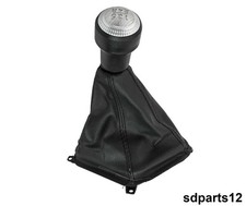 5-Gang Schaltknauf Schalthebel Schaltsack Schwarz für Hyundai Getz 2002-2007