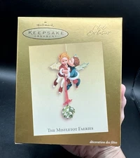 NEW! Hallmark 2003 Ornament Mistletot Faeries Exclusive Mistletoe Fairies -23D