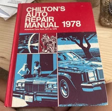 Chilton’s American Car Repair Manual 1971-78 CAMARO TRANS-AM GTO Complete Guide
