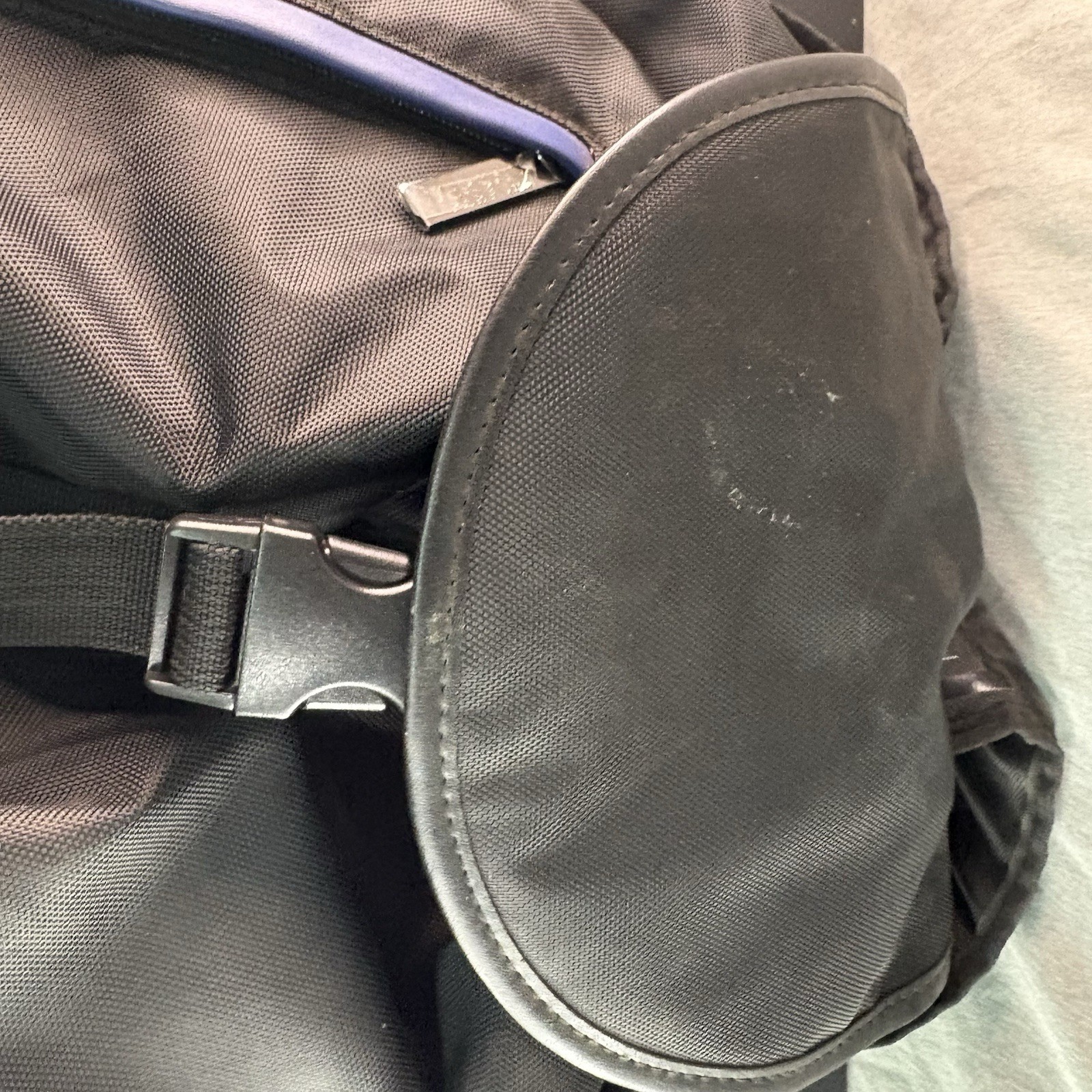 Versace Parfums drawstring backpack in black with… - image 3