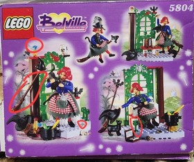 LEGO Belville Wicked Madam Tussa 5804 Vintage Fairy-Tale Set with Box & Witch
