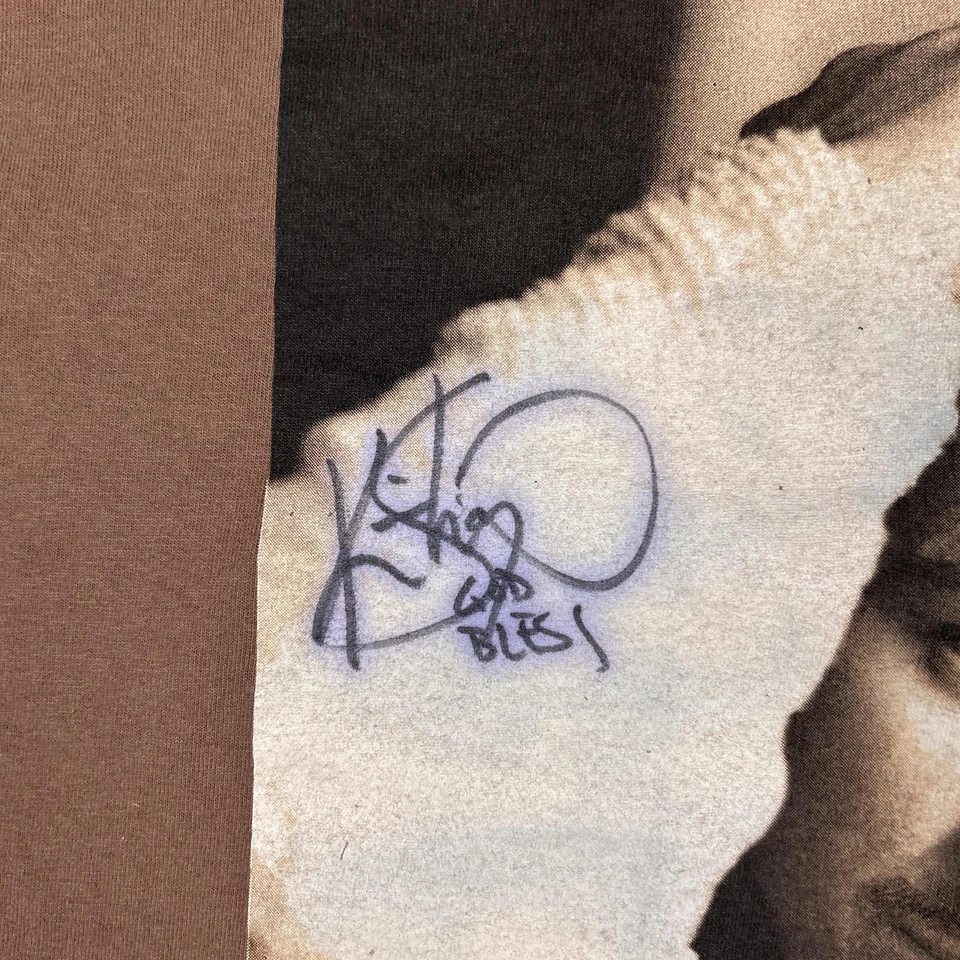 Vintage Kevin Sharp Shirt Mens XL Country Music Tour Autographed Graphic 90s - Image 4 of 4