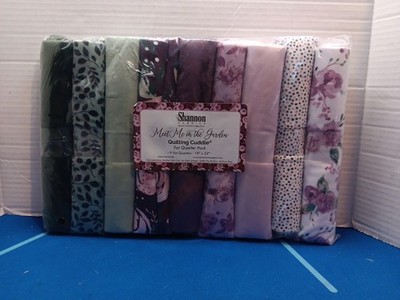 Shannon Fabrics ''Meet Me In the Garden'' Quilting Cuddle 9 Fat Quarter Pack