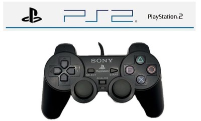   Original Sony Playstation 2 Dualshock Schwarz    Top Zustand!  