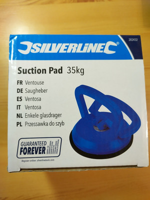 Silverline Saugheber / Suction Pad 35kg gebraucht 