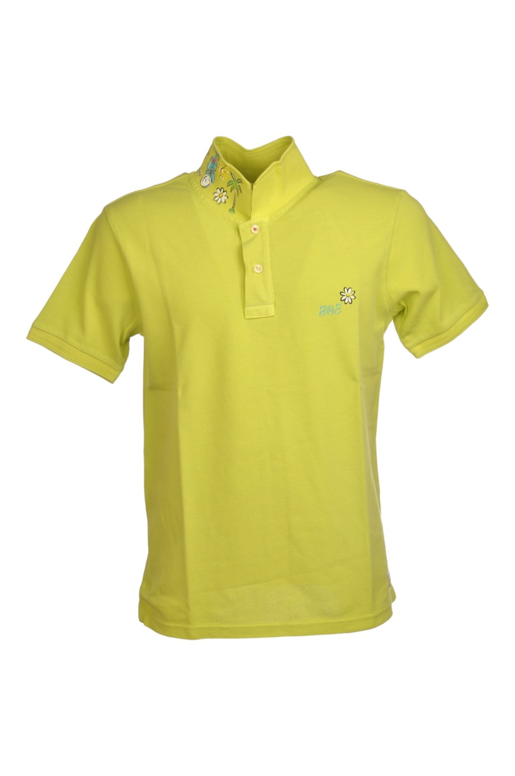 Поло manica corta da Uomo Bob Taglia M-L зеленого цвета