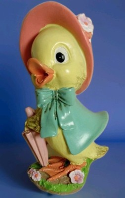 EASTER SPRING DUCK WITH Umbrella~ Cape & Bonnet~Adorable 