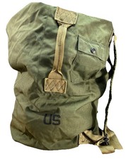Military Duffle/Sea Bag Army Green Nylon Carry Straps Army 8465-01-117-8699 Type
