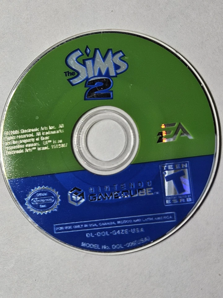 Sims 2 (Nintendo GameCube, 2006) Disc Only - Image 2 of 4