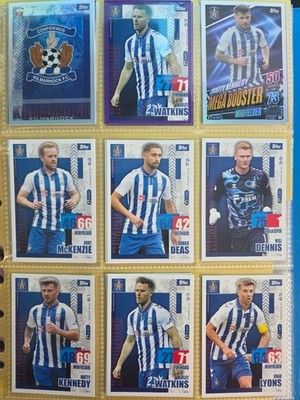 Kilmarnock Topps SPFL x 12 Karten - verschiedene Jahre