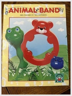 Discovery Toys Animal Band Musical Instrument Set 1995 NOS, Percussion