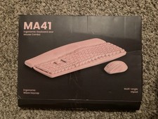 Sablute MA41 Wireless Wave Keyboard  Mouse Combo   2.4  GHz
