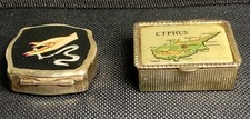 Vintage Stratton Mini Personal Handbag Ashtray & Souvenir Cyprus version