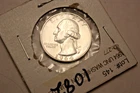 1964 Twenty Five Cent 90% Silver BU Washington Quarter 25c