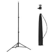 7 Ft Aluminum Light Standk Light Photography Tripod Stand with Case, Portable...