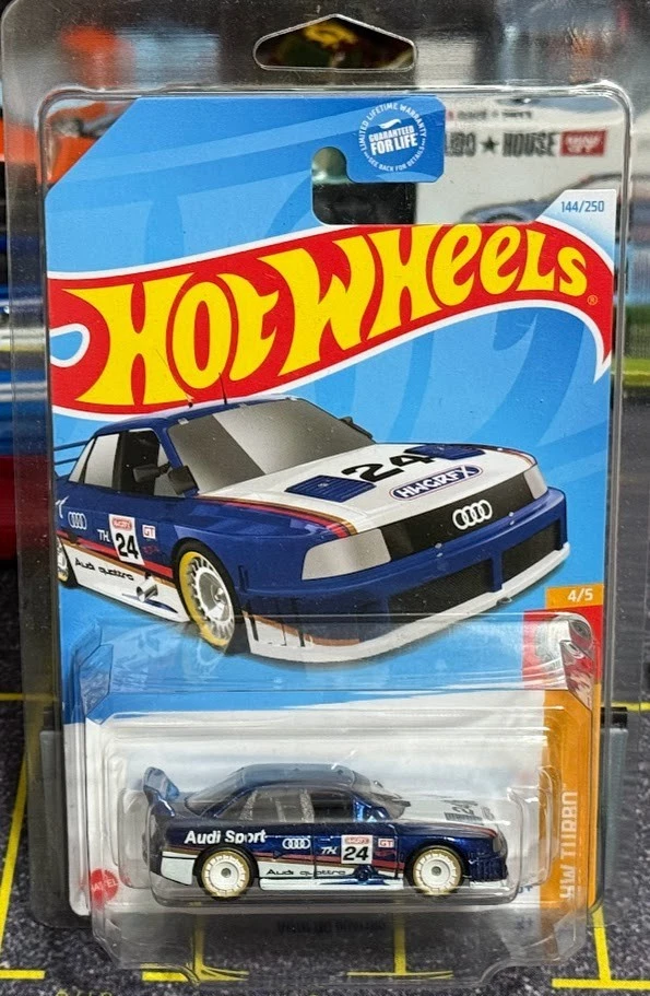 Hot Wheels 2024 Super Treasure Hunt Audi 90 Quattro HW Turbo with Protector Case - Image 2 of 3