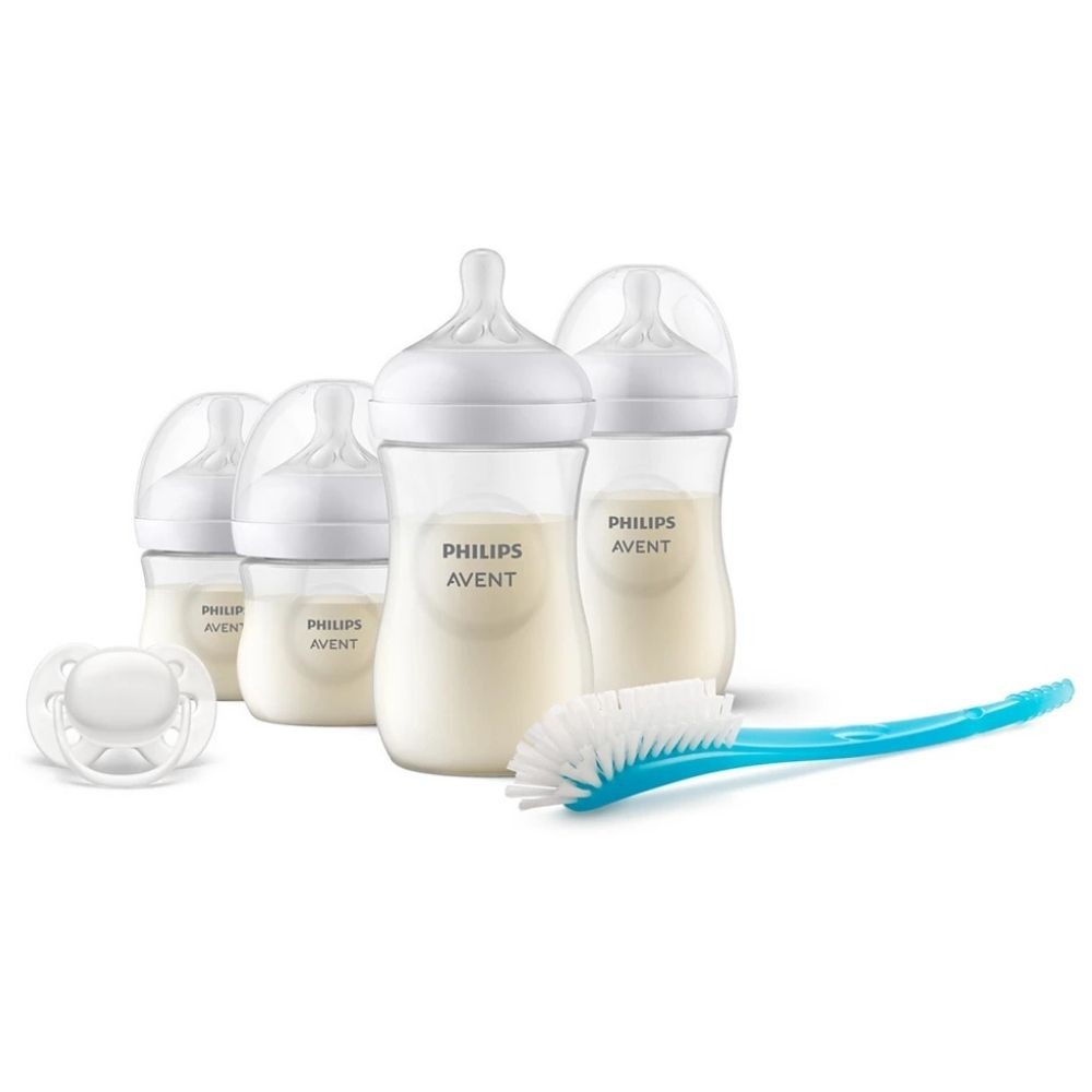 Philips Avent Baby Gift bottle set, 4x bottle teat brush UK