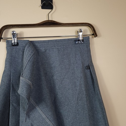 Dennis Girls Half Pleat Uniform Skirt in Gray Size 8 - Picture 7 of 12