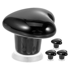 4 Pcs Toilet Control Button Aid Lid Cover Ceramic Pusher Helpers