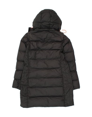 PUMA Womens Hooded Padded Coat UK 14 Medium Black Polyester AY15 - Picture 2 of 5