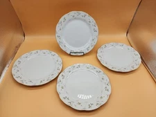 Set 4 Home Beautiful Fine China Bread Dessert Salad Plate 8" Briarwood ME212
