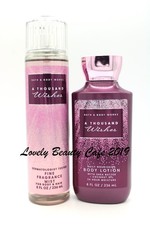 BATH  BODY WORKS / A THOUSAND WISHES / FRAGRANCE MIST  BODY LOTION BUNDLE SET