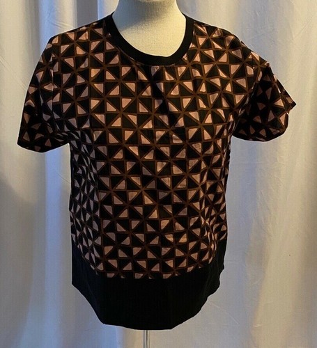 NWOT Women's Ons Size Fits Most Brown Blouse Zipper Back - Picture 2 of 7