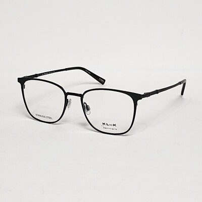 KLIIK 700 M216 Men's Square Glasses in Green Texture / Matte Black