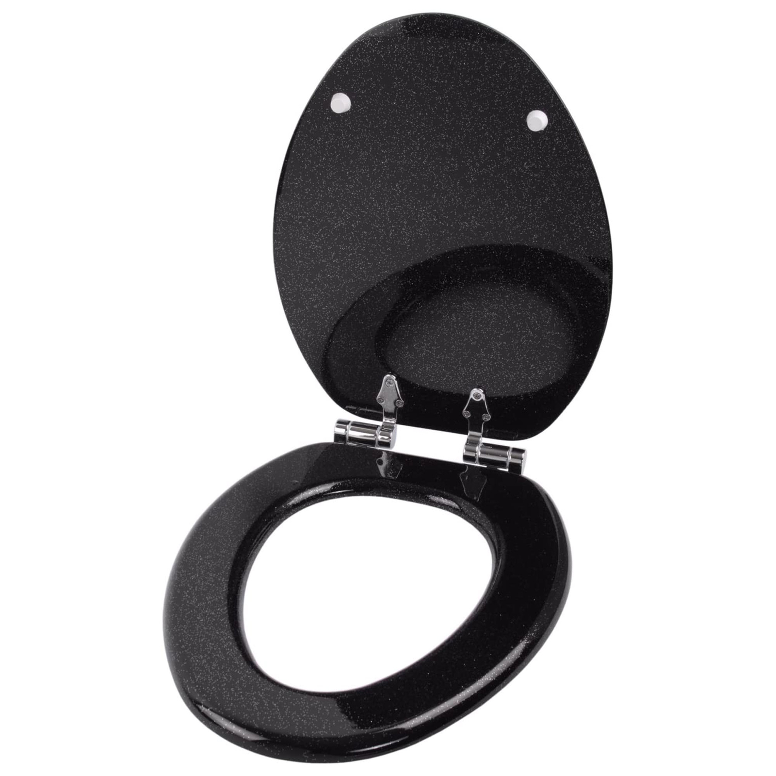 Sanilo 129 Elongated Soft Close Molded Wood Adjusting Toilet Seat