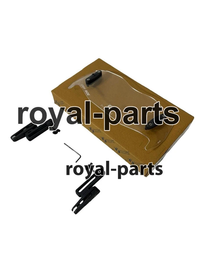 WINDSHIELD EXTENDER CLEAR FIT FOR TRIUMPH TIGER 800 & BMW 310 GS - Image 2 of 4