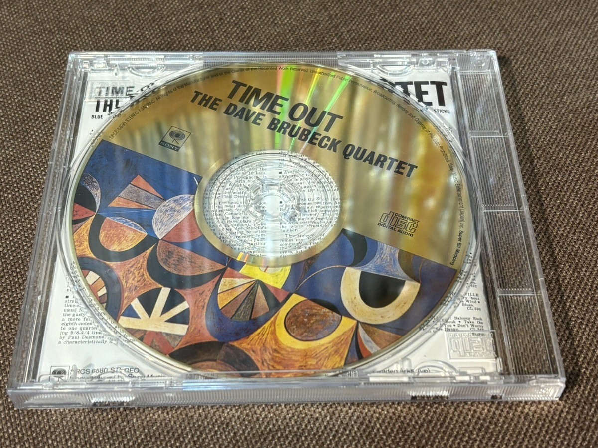 DAVE BRUBECK Time Out JAPAN 24k GOLD CD SRCS6680 w/ PS DAVE BRUBECK Time Out JAPAN 24k GOLD CD SRCS6680 w/ PS