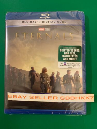 Eternals Blu-ray + Digital HD Brand New Sealed Free Shipping!