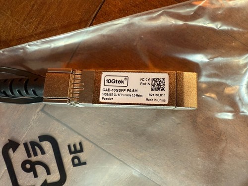 10GTek CAB-10SFP-P0.5M SFP Cable - Zdjęcie 3 z 3