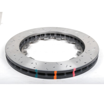 One DBA 5000 Series Brembo Drilled/Slotted Rotor Ring for 2012+ Nissan GT-R R35