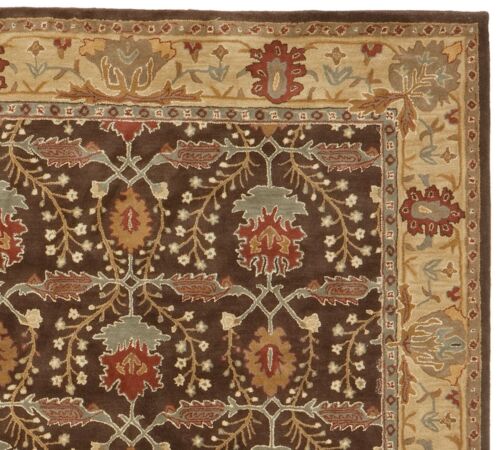 PB Brandon Traditional Floral Hand-Tufted Wool Area Rug, Elegant Vintage Design - Picture 3 of 5
