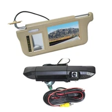 Driver Side Sun Visor Rear View Mirror Monitor  Reverse Camera for Toyota Tacoma