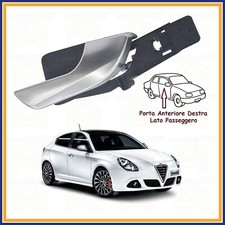 MANIGLIA INTERNA PORTA ANTERIORE DX PER ALFA GIULIETTA DAL 2010 LEVA SATINATA