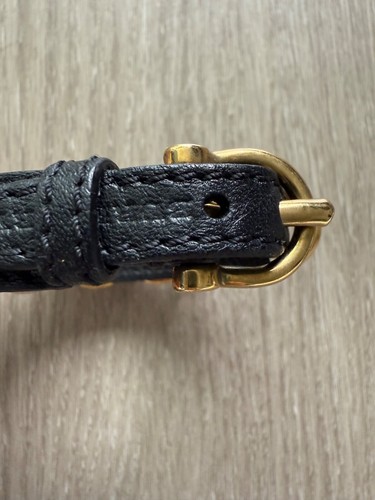 Burberry London Black and Gold Chain Buckle Bracelet USED Designer Made in Italy - Picture 3 of 10