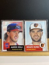 🛑👀 Topps Living Set Cards #371-372 AARON NOLA & RENATO NUNEZ 🔥