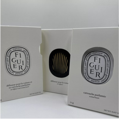 Diptyque Figuier Car Diffuser And Scented Insert