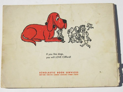 1973 Clifford The Big Red Dog Book Softcover Scholastic Norman Bridwell 15th - Picture 2 of 4
