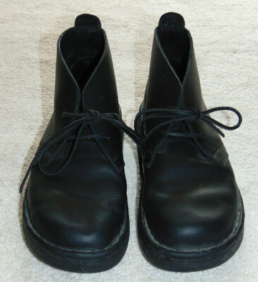 Polo Ralph Lauren Black Oiled Leather Chukka Boots 8 1/2D EUC | eBay