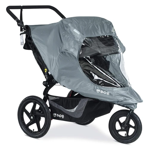 Duallie Swivel Wheel Stroller Weather Shield | Water and Wind Resistant + Ventil - Picture 1 of 3