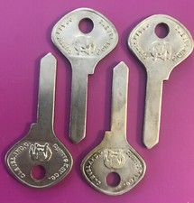 Curtis brand key blanks, H-1, locksmith,    set of 4                         [L]