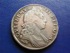 William III 1698 Halfcrown DECIMO S.3494