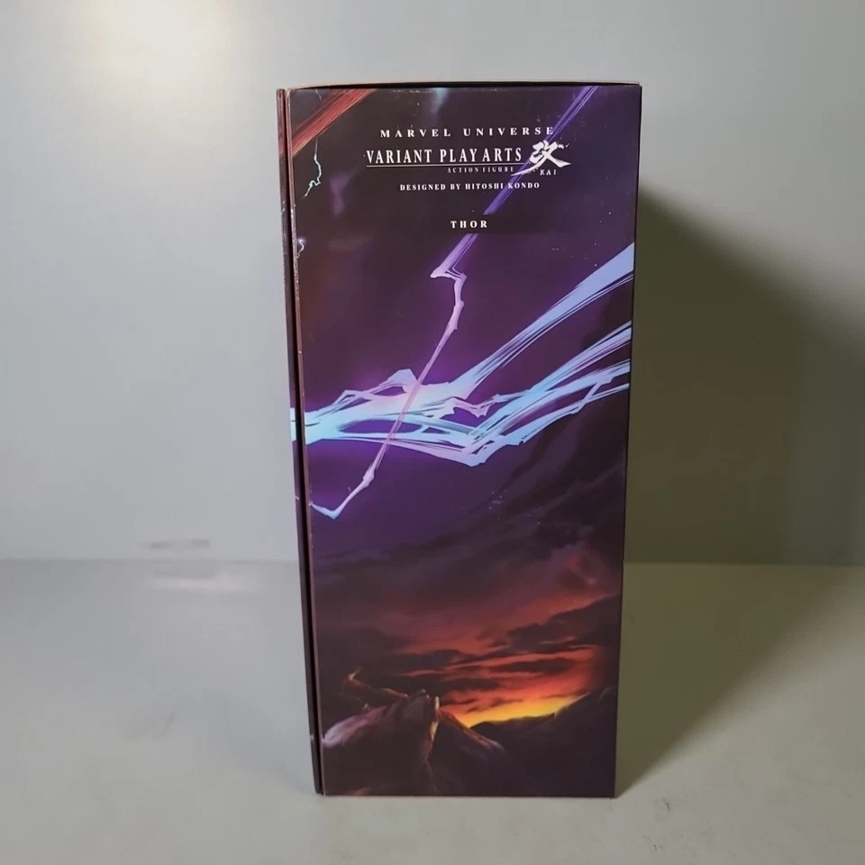 Figura Cuadrada Enix Avengers Variante THOR Play Arts Kai 10" Marvel Comics ~NUEVA Foto 3 de 4