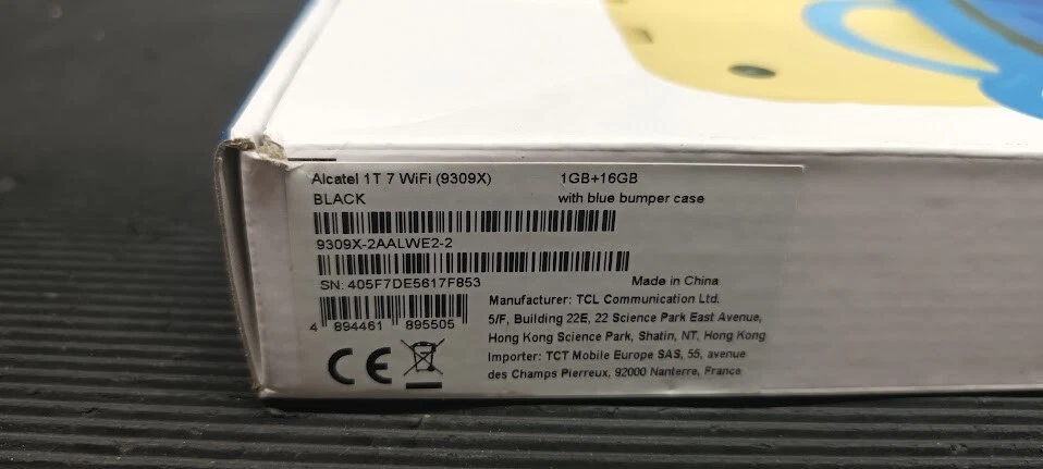 Alcatel 1T 7 Tablett 16Gb Speicher 1GB RAM Nicht Aktiv für Teile Oder Reparatur - Bild 2 von 4