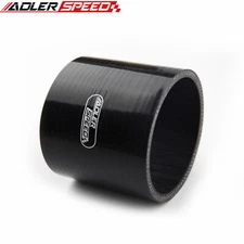 3.25" inch ID Straight Silicone Hose Coupler Pipe Turbo 76.2mm Length Black